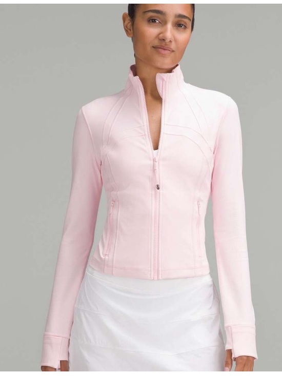 lululemon athletica Jackets & Blazers - Lululemon Define Cropped Jacket, size 6! Pink, Strawberry Milkshake!